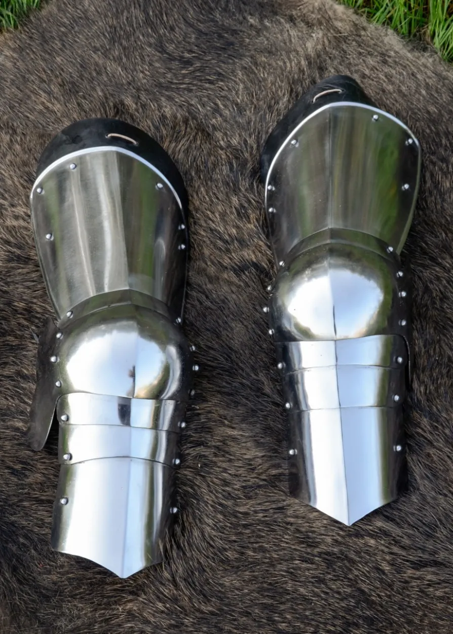 Spätmittelalter-Beinzeug, 1,6 mm Stahl