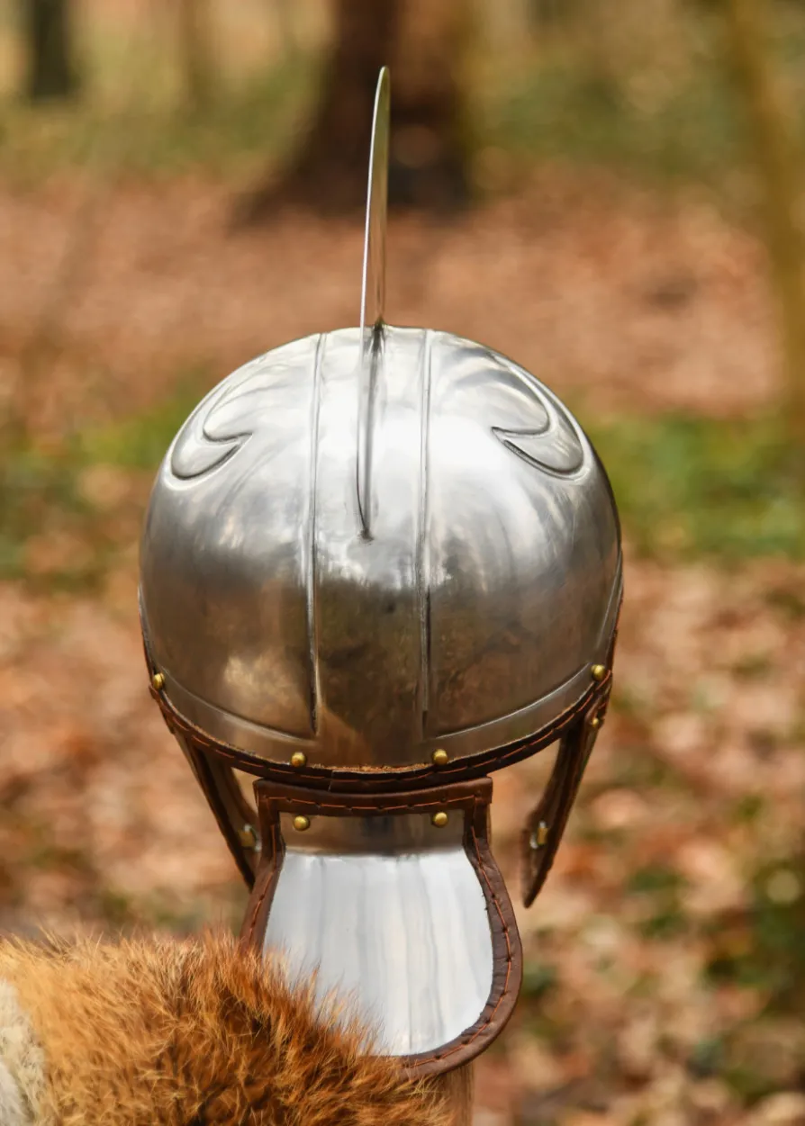 Spätrömischer Centurion Helm (Intercisa IV), Stahl