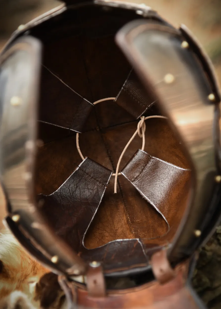 Spätrömischer Infanterie Spangenhelm -Burgh Castle-