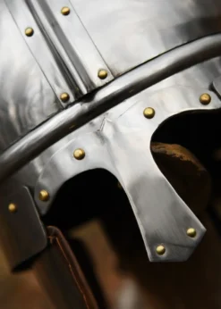 Spätrömischer Kavallerie Helm (Burgh Castle), Stahl