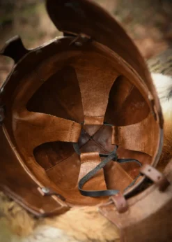 Spätrömischer Kavallerie Helm (Burgh Castle), Stahl