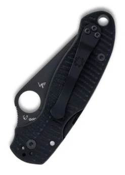 Spyderco Para 3 SALT, G10, Magnacut, All Black, Taschenmesser