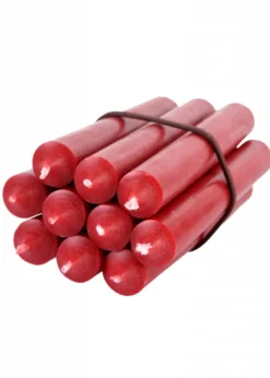 Stabkerze, Glatt, 180 x 22 mm, Set aus 10 Stk