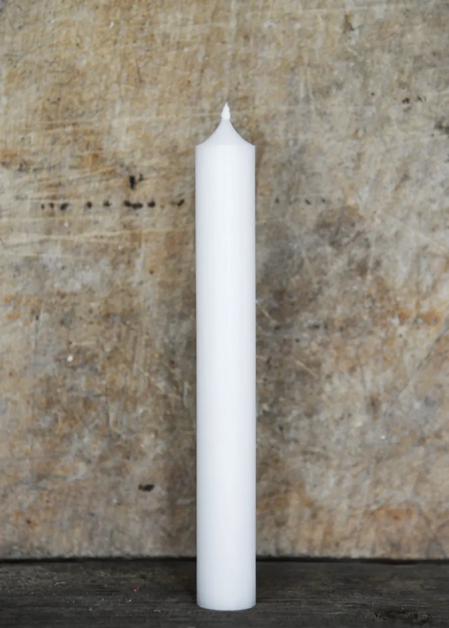 Stabkerze, Glatt, 180 x 22 mm, Set aus 10 Stk