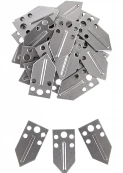 Stahlschuppen für Lamellenrüstung, 13 mm x 25 mm (25 Stück)
