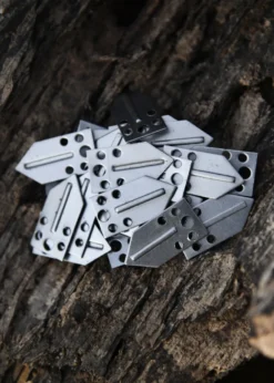 Stahlschuppen für Lamellenrüstung, 13 mm x 25 mm (25 Stück)