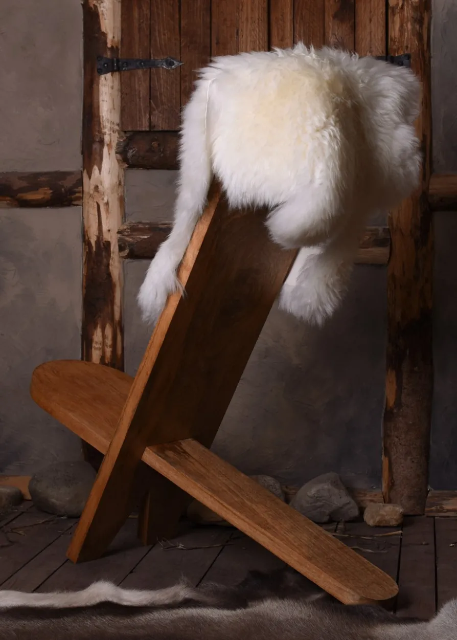 Steckstuhl aus Hartholz
