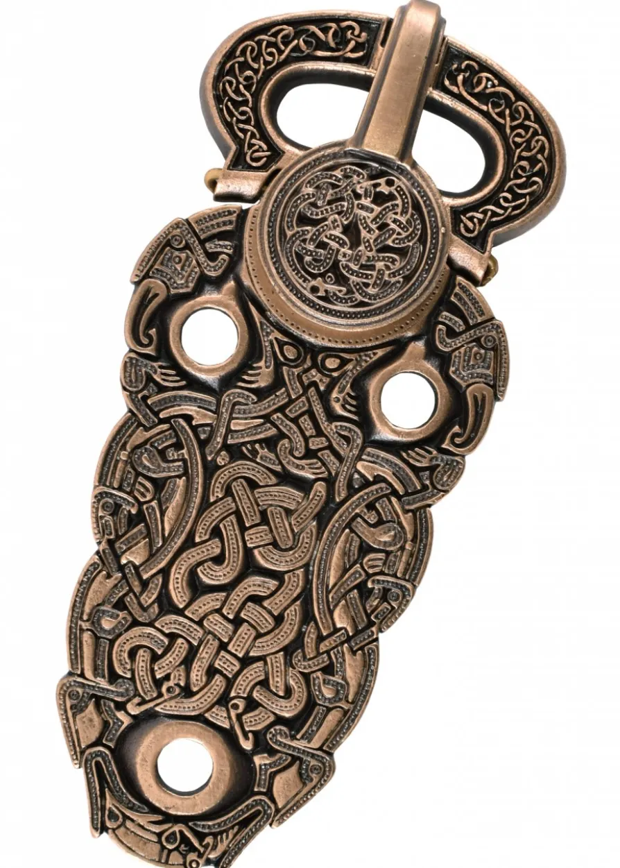 Sutton Hoo Gürtelschnalle aus Messing