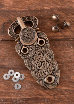 Sutton Hoo Gürtelschnalle aus Messing