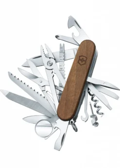 SwissChamp Wood, 91 mm, Nussbaumholz