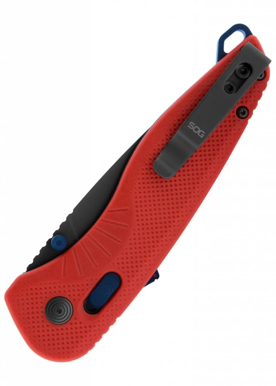 Taschenmesser Aegis AT - Tanto - Rescue Red & Indigo, SOG