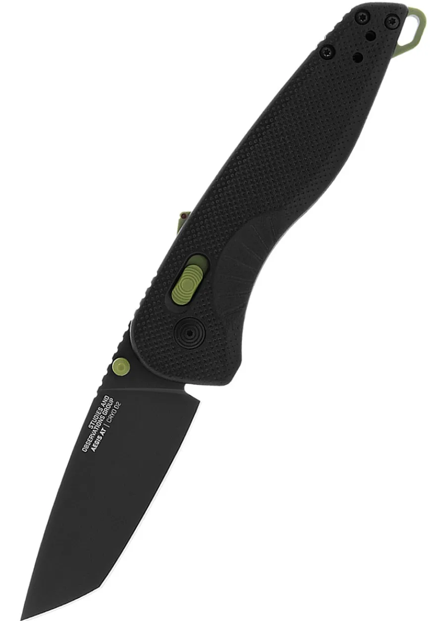 Taschenmesser Aegis AT - Tanto - Black & Moss, SOG