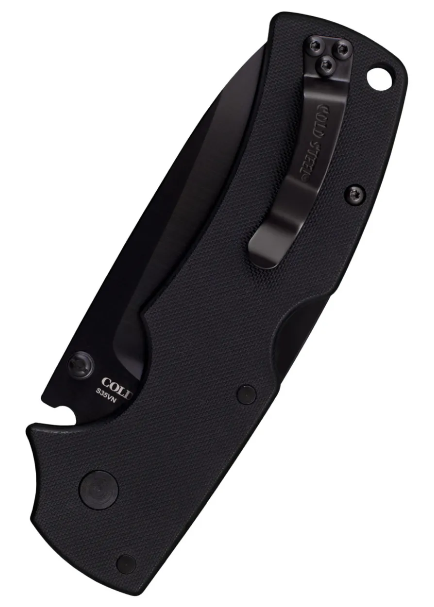 Taschenmesser American Lawman, S35VN, Schwarz