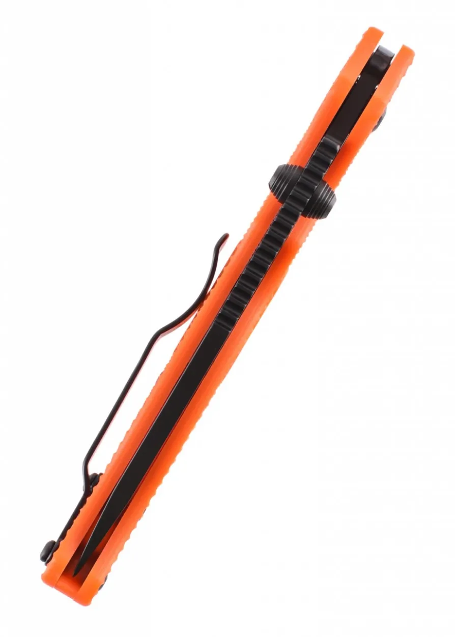 Taschenmesser Demko AD20.5 Clip Point, Orange, DLC
