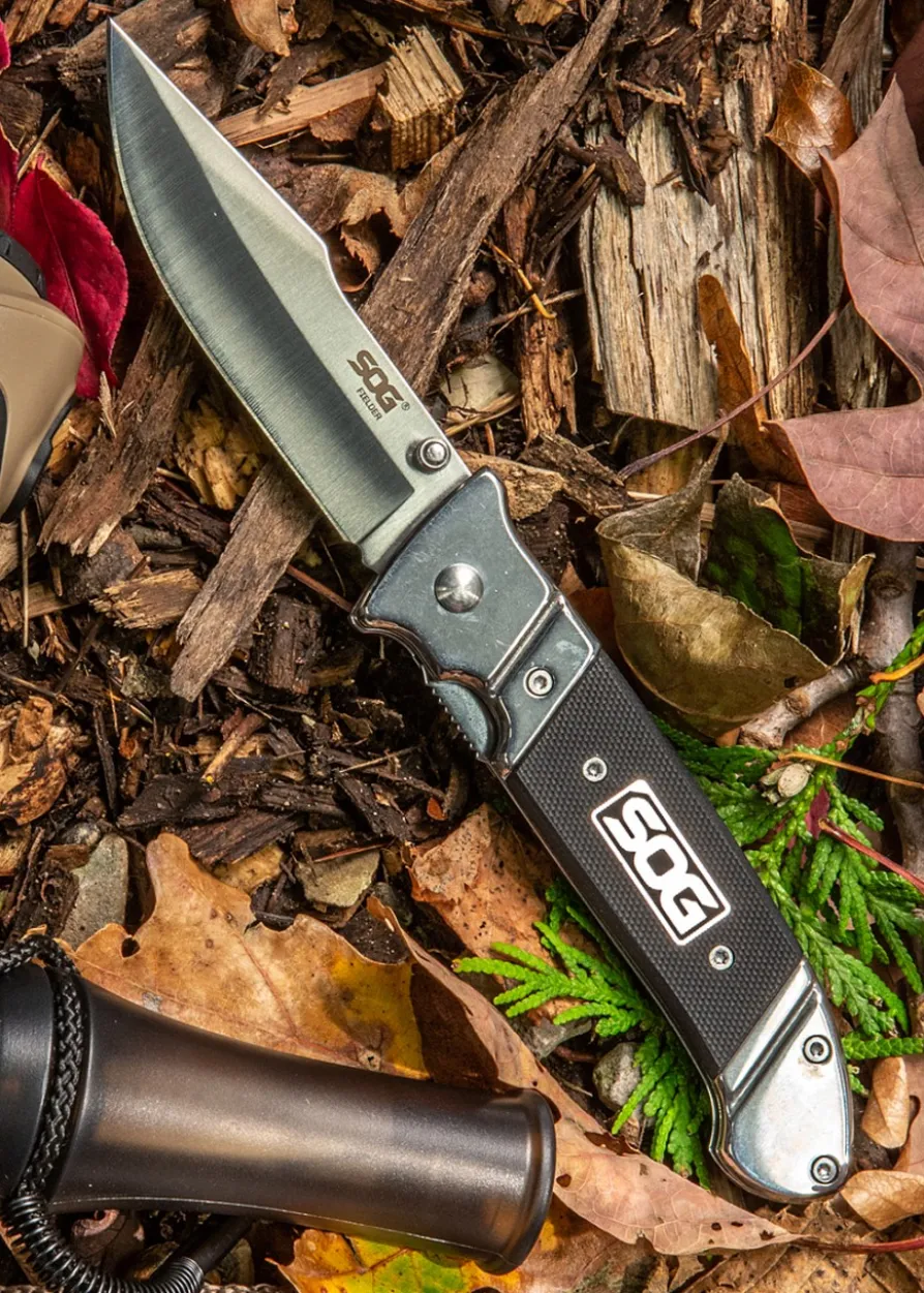 Taschenmesser Fielder, G10-Griff, SOG