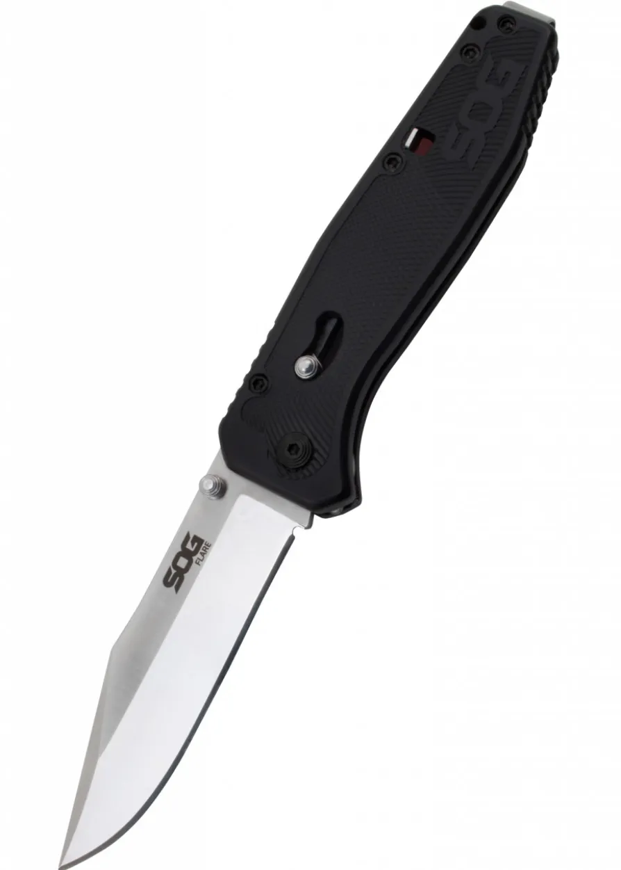 Taschenmesser Flare, Satiniert, SOG