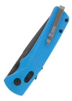 Taschenmesser Flash AT - Civic Cyan - Teil-Wellenschliff, SOG
