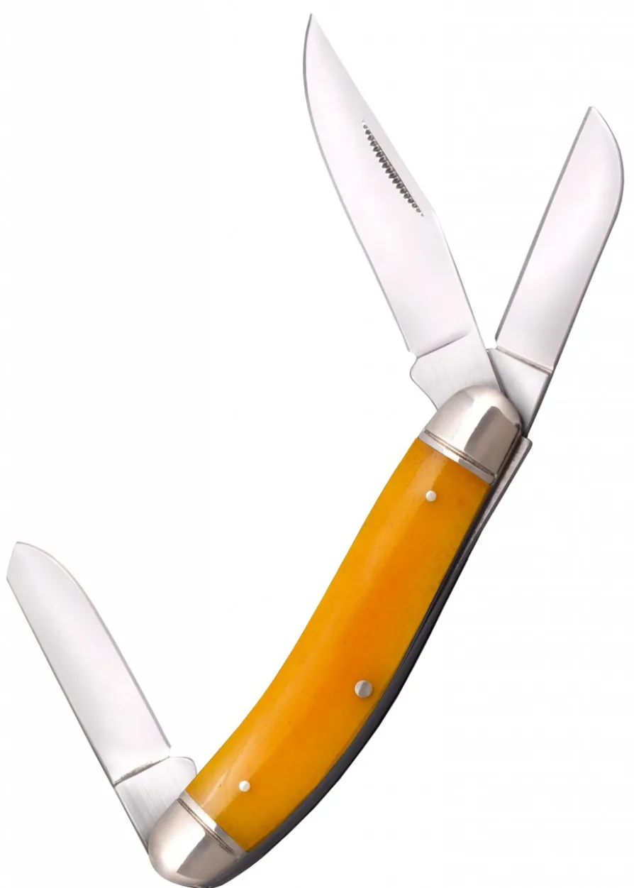 Taschenmesser Gentleman's Stockman, gelber Knochen-Griff