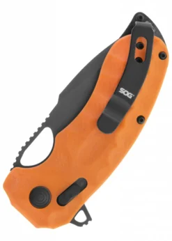 Taschenmesser Kiku XR LTE - Orangenes G10 + Karbon, SOG