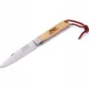 Taschenmesser mit Linerlock und Lederschlaufe