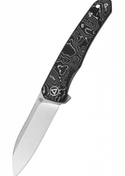 Taschenmesser Otter, S35VN satinierte Klinge, Aluminium Foil CF Griff