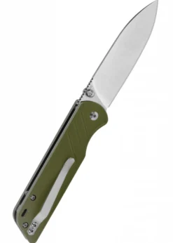 Taschenmesser Parrot, satinierte Klinge, grüner G10 Griff