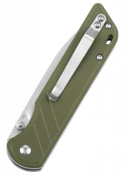 Taschenmesser Parrot, satinierte Klinge, grüner G10 Griff
