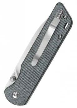 Taschenmesser Parrot, satinierte Klinge, denim micarta Griff