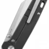Taschenmesser Penguin, 154CM satinierte Klinge, Schwarzer stonewashed Griff