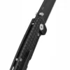 Taschenmesser Penguin, 154CM schwarze stonewashed Klinge, Schwarzer Titan Griff