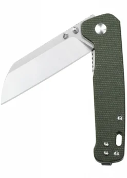 Taschenmesser Penguin, D2 satinierte Klinge, Grüner Micarta Griff