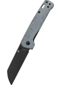 Taschenmesser Penguin, D2 schwarze stonewashed Klinge, Denim Micarta Griff