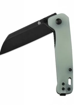 Taschenmesser Penguin, D2 schwarze stonewashed Klinge, Jade G10 Griff