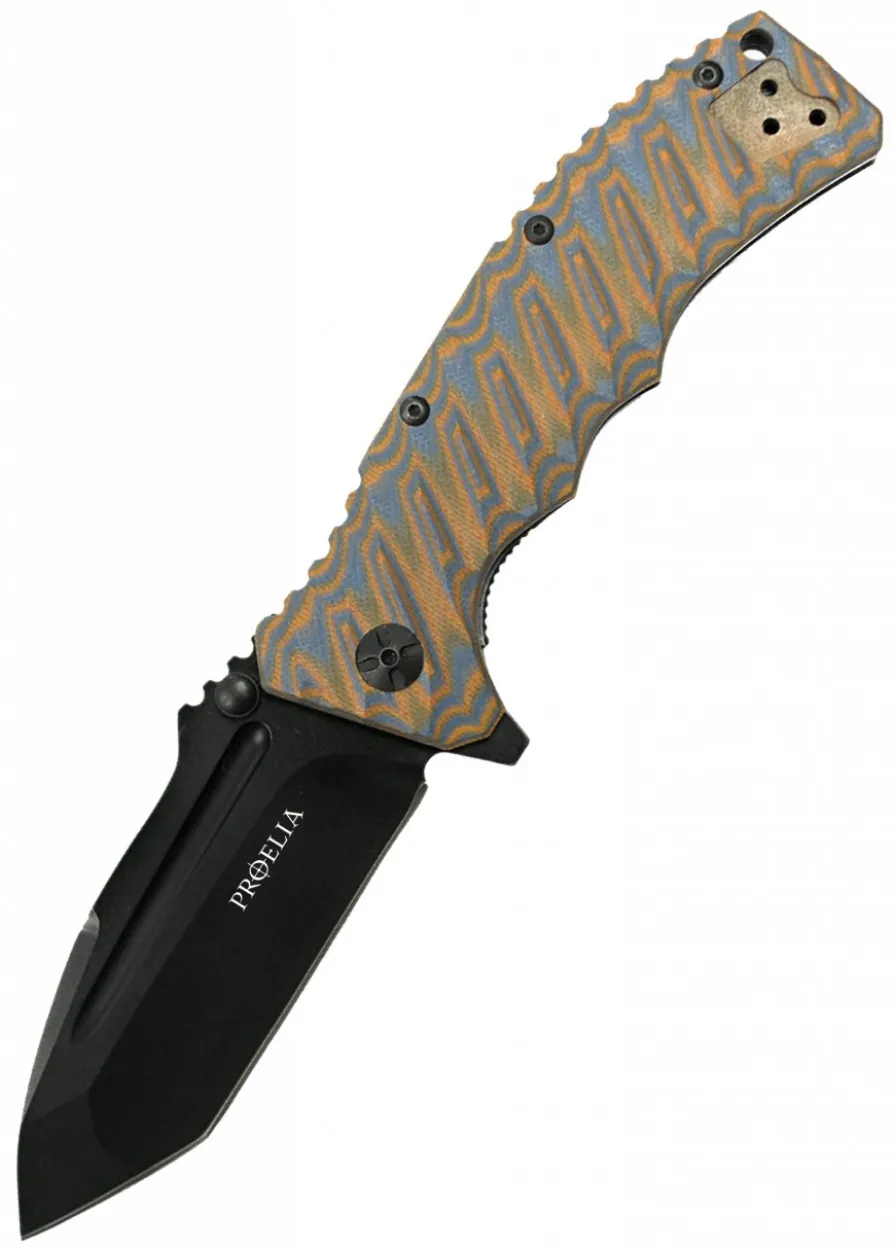 Taschenmesser Proelia Tanto, matt-schwarz, Defcon