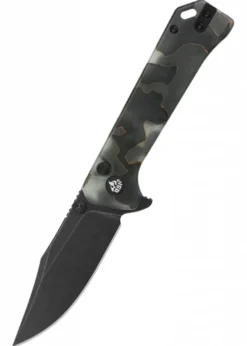 Taschenmesser QSP Grebe Button Lock, Raffir Resin Griff