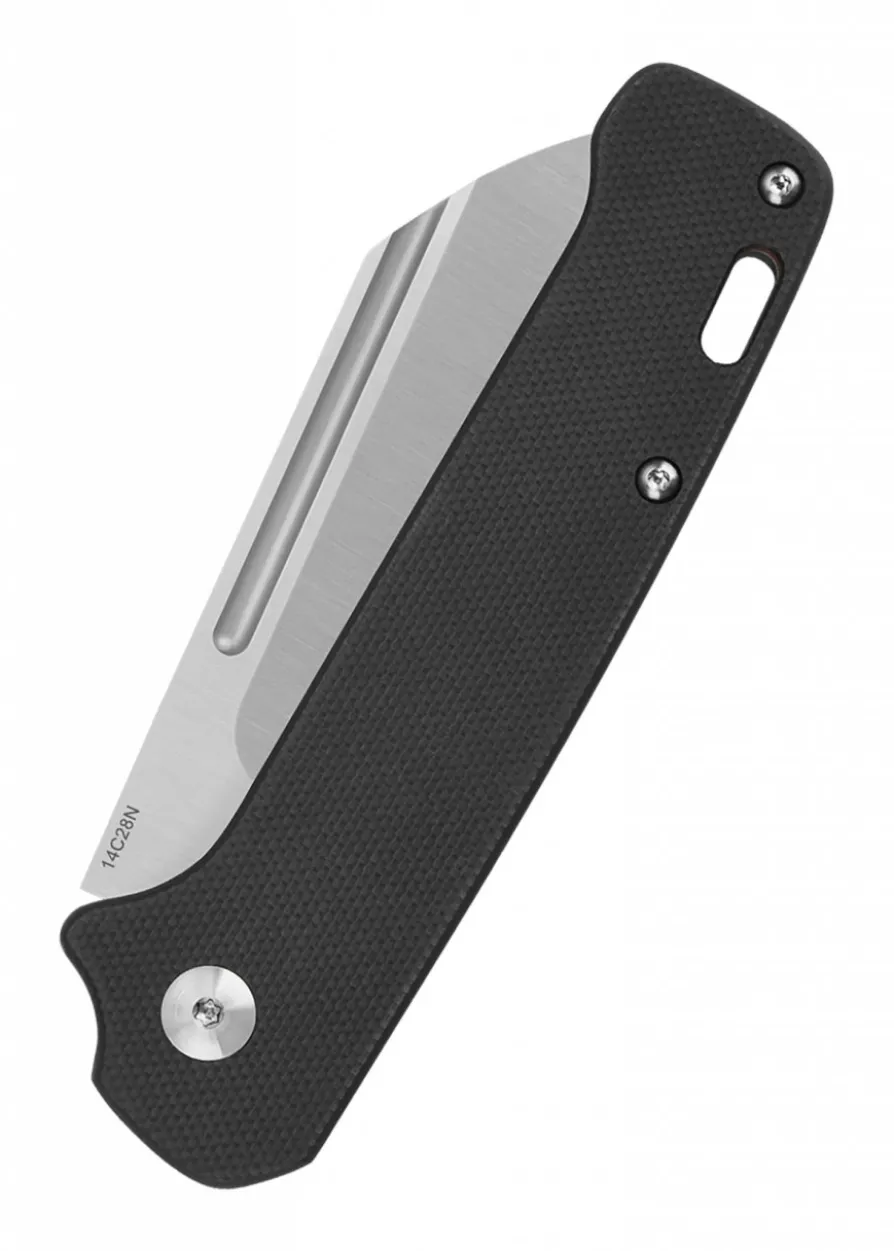 Taschenmesser QSP Penguin Slip Joint, schwarzer G10 Griff
