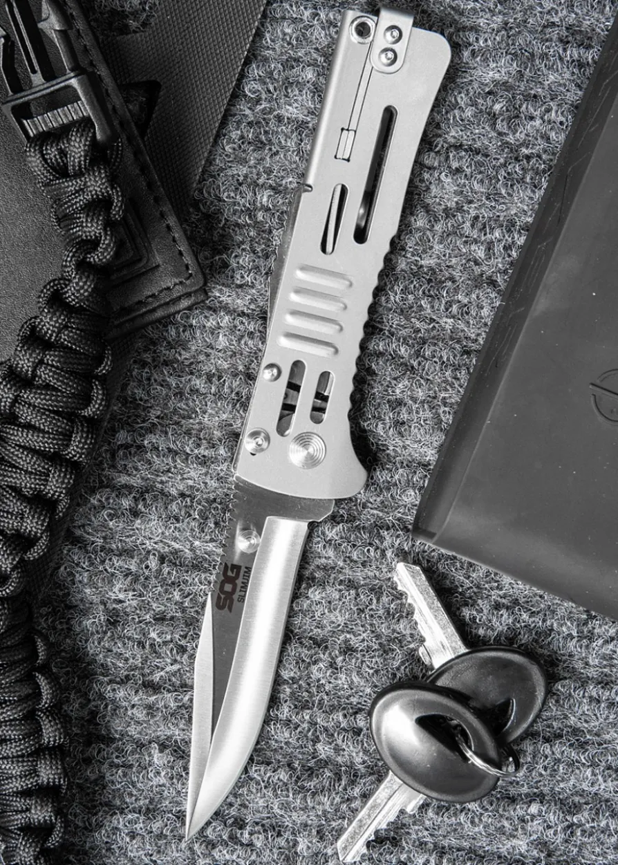 Taschenmesser Slimjim, Satiniert, SOG