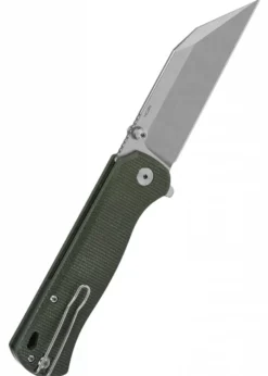 Taschenmesser Swordfish, stonewashed Klinge, grüner Micarta Griff