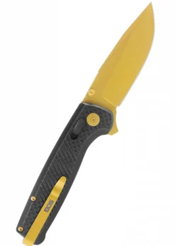 Taschenmesser Terminus XR LTE - Karbon & Gold, SOG