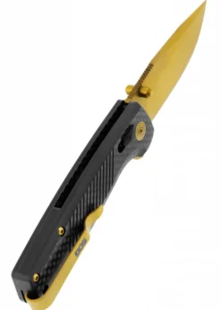 Taschenmesser Terminus XR LTE - Karbon & Gold, SOG