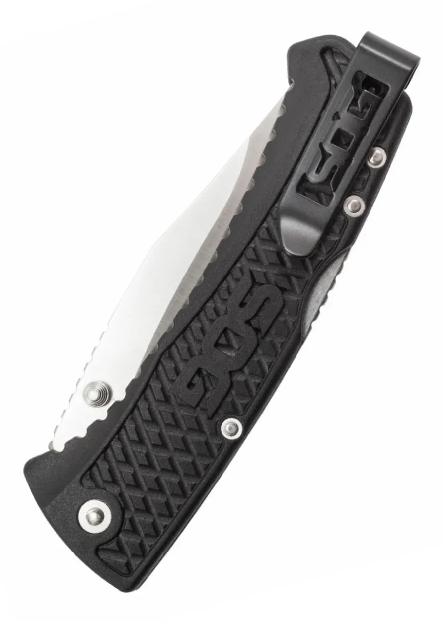 Taschenmesser Traction, Satiniert, SOG