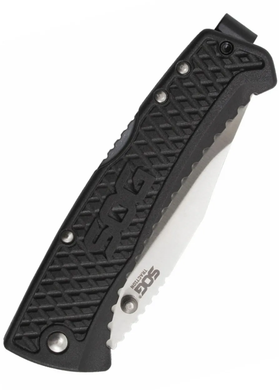 Taschenmesser Traction, Satiniert, SOG