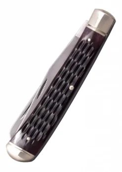 Taschenmesser Trapper, gezackter Knochen-Griff