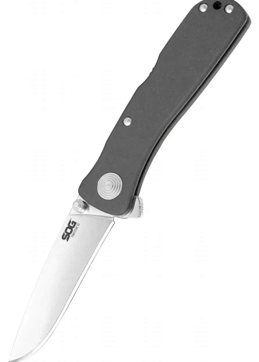 Taschenmesser Twitch II, satiniert, SOG