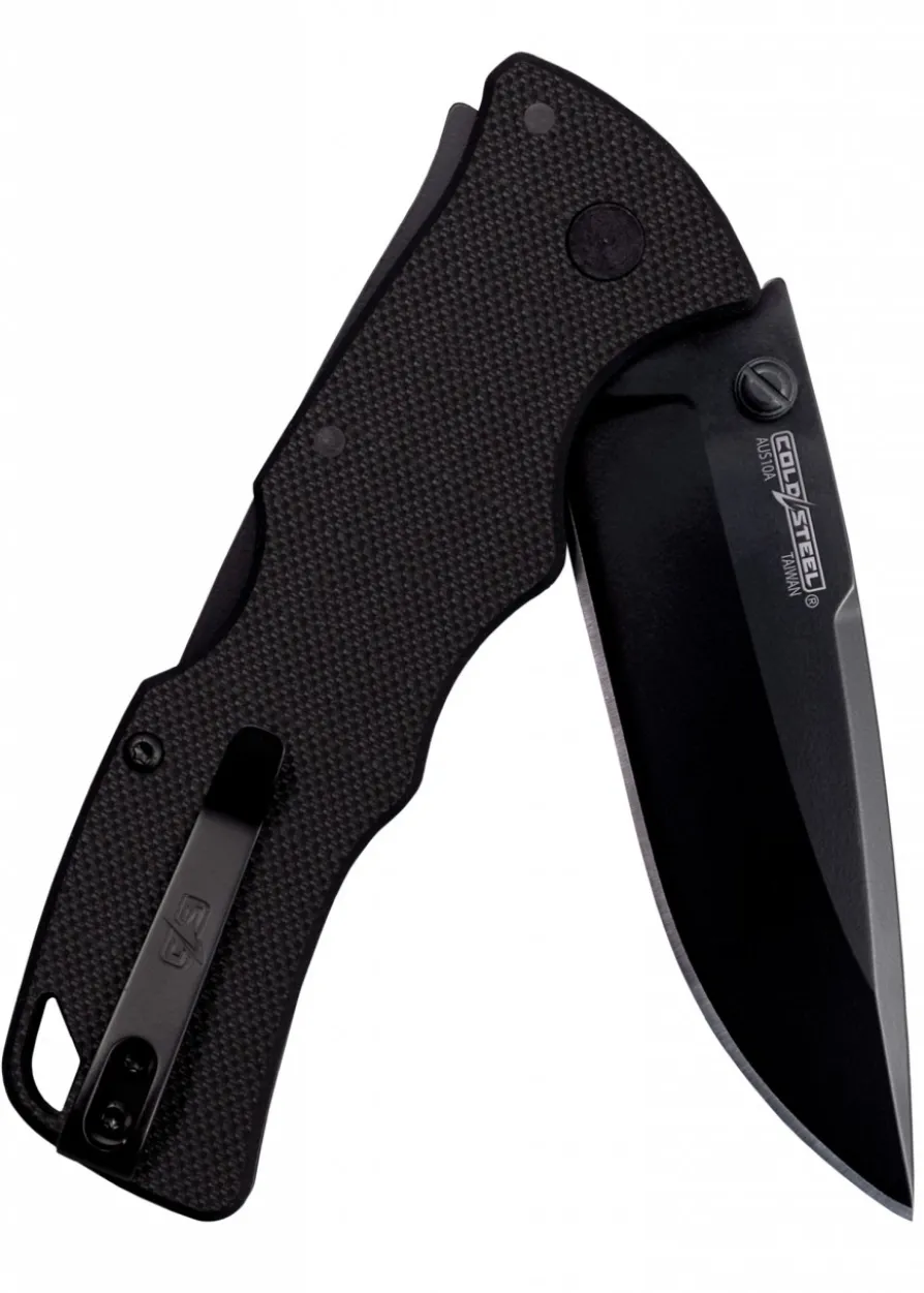 Taschenmesser Verdict, Spear Point, AUS10A, schwarzer Griff, Cold Steel