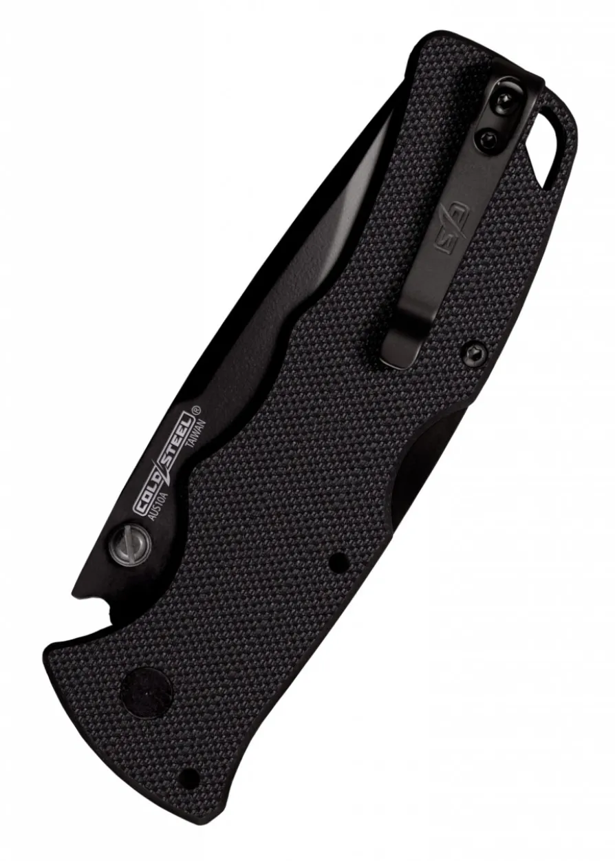 Taschenmesser Verdict, Spear Point, AUS10A, schwarzer Griff, Cold Steel