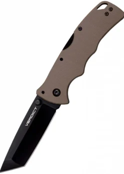 Taschenmesser Verdict, Tanto Point, AUS10A, Flat Dark Earth Griff, Cold Steel