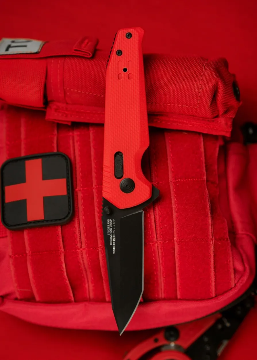 Taschenmesser Vision XR LTE - Rot, SOG