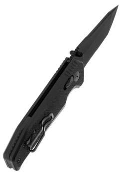 Taschenmesser Vision XR - Schwarz, Teil-Wellenschliff, SOG