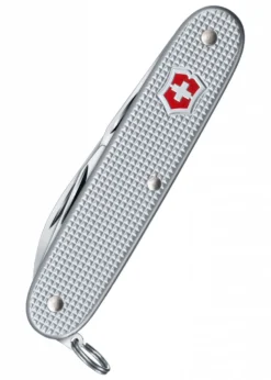 Taschenwerkzeug Pionier, Alox silber gerippt